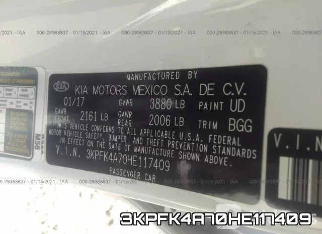 3KPFK4A70HE117409 фото 9