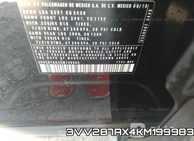3VV2B7AX4KM199983 фото 10