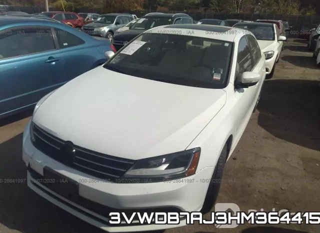 3VWDB7AJ3HM364415 фото 3