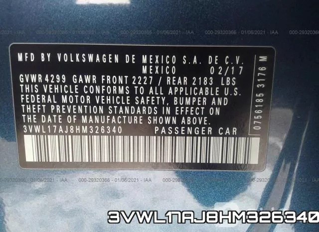 3VWL17AJ8HM326340 фото 10
