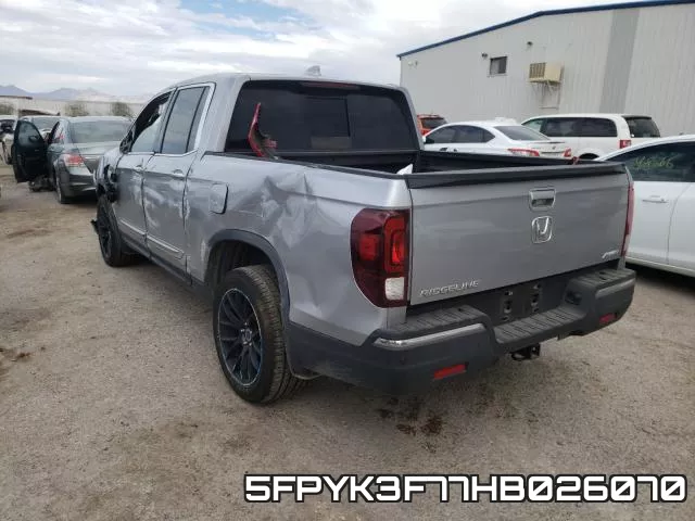 5FPYK3F77HB026070 фото 4