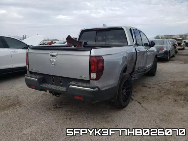 5FPYK3F77HB026070 фото 5