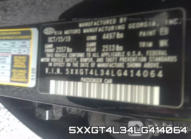 5XXGT4L34LG414064 фото 9