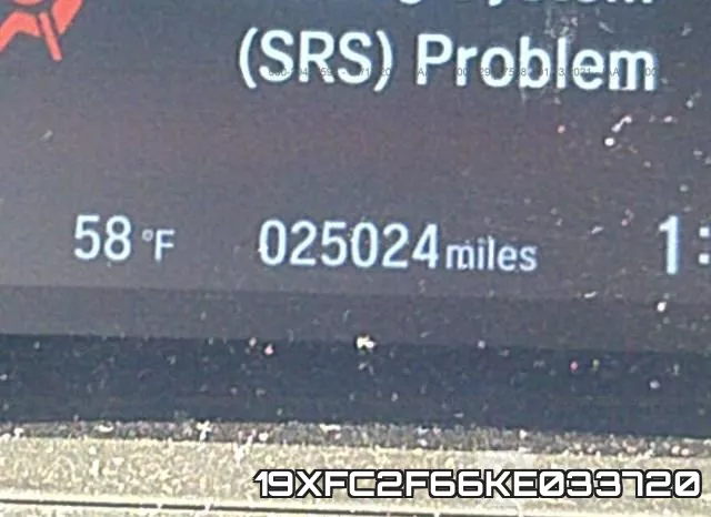 19XFC2F66KE033720 фото 8
