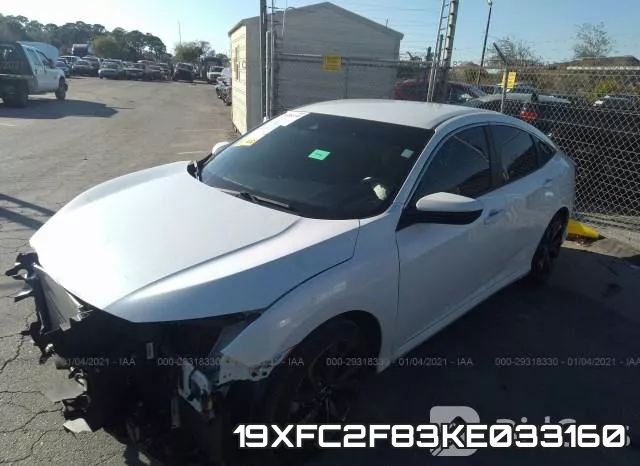 19XFC2F83KE033160 фото 3