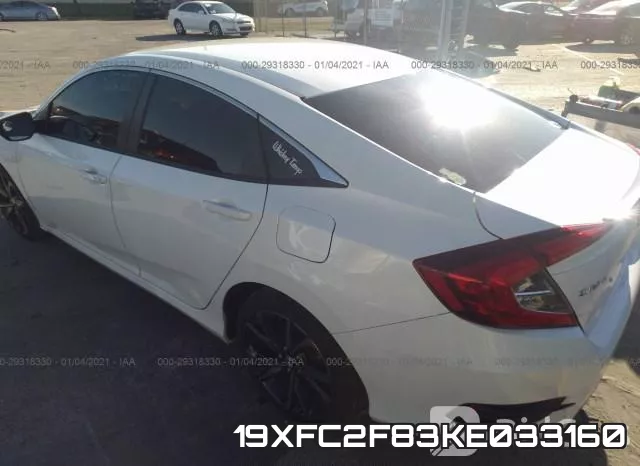 19XFC2F83KE033160 фото 4