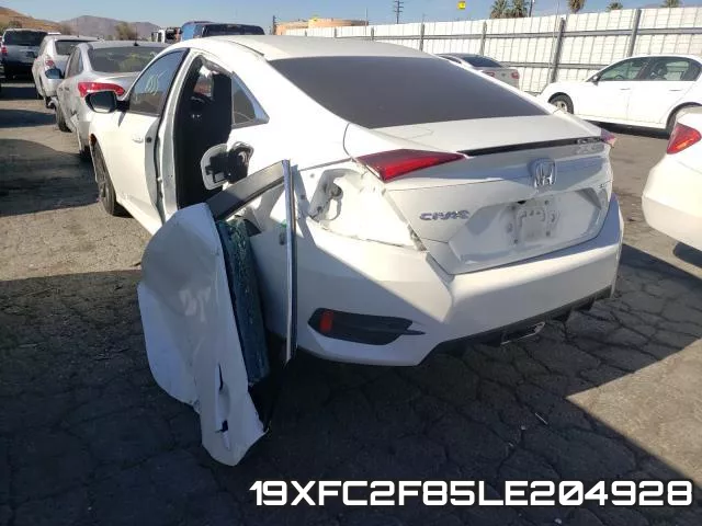 19XFC2F85LE204928 фото 4