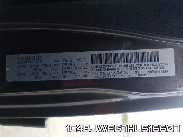 1C4BJWEG7HL516607 фото 2