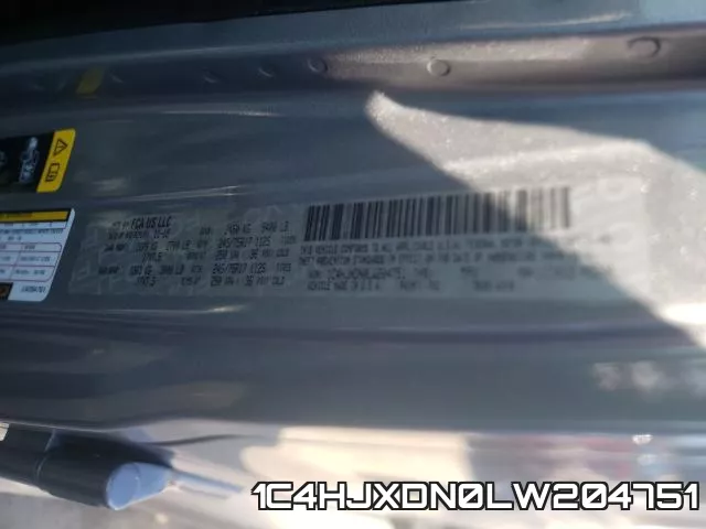 1C4HJXDN0LW204751 фото 2