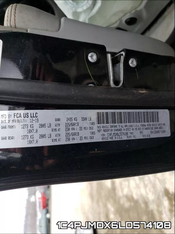 1C4PJMDX6LD574108 фото 2