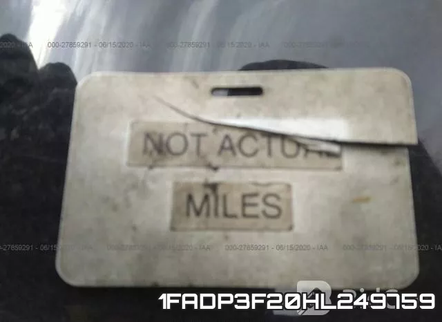 1FADP3F20HL249759 фото 8