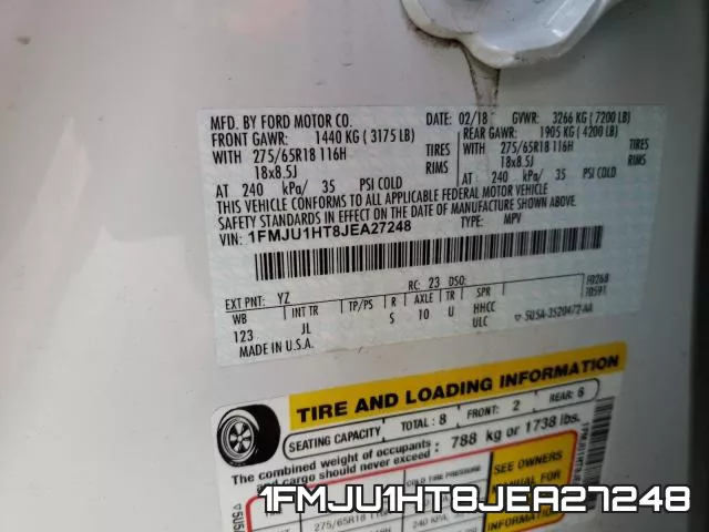 1FMJU1HT8JEA27248 фото 2