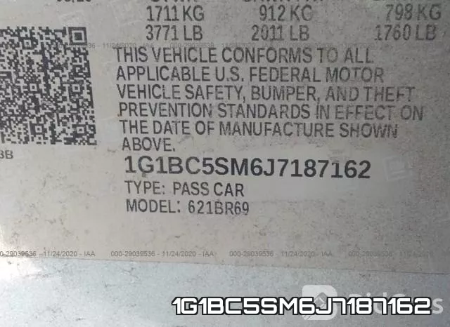 1G1BC5SM6J7187162 фото 9