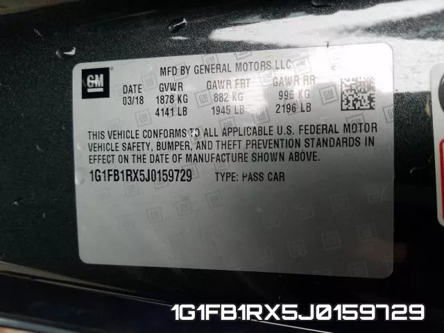 1G1FB1RX5J0159729 фото 2