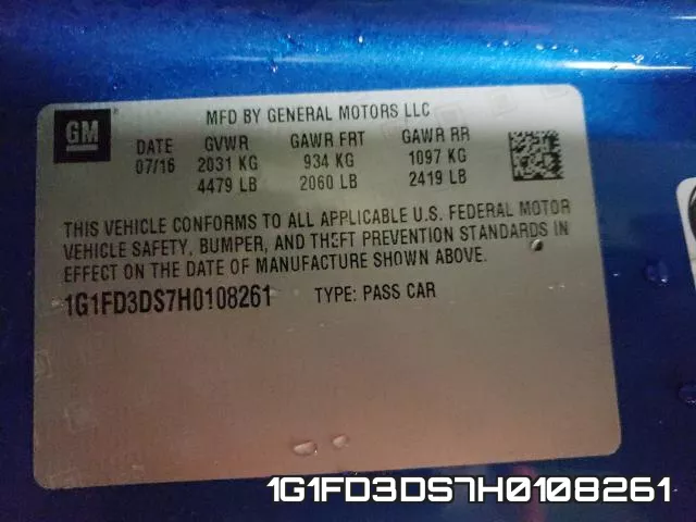 1G1FD3DS7H0108261 фото 2