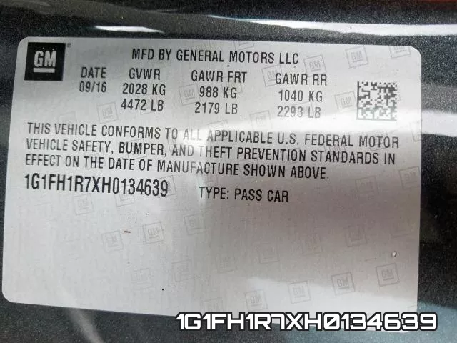 1G1FH1R7XH0134639 фото 2