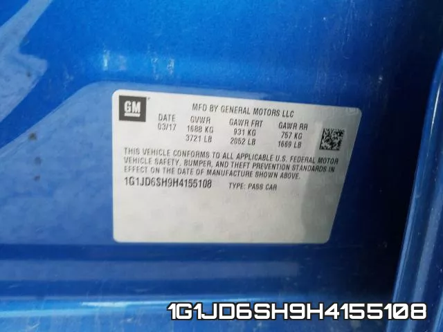 1G1JD6SH9H4155108 фото 2