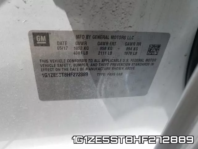 1G1ZE5ST8HF272889 фото 2