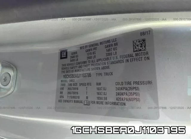 1GCHSBEA0J1103795 фото 10