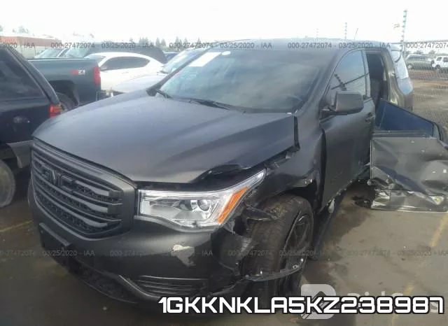 1GKKNKLA5KZ238987 фото 2