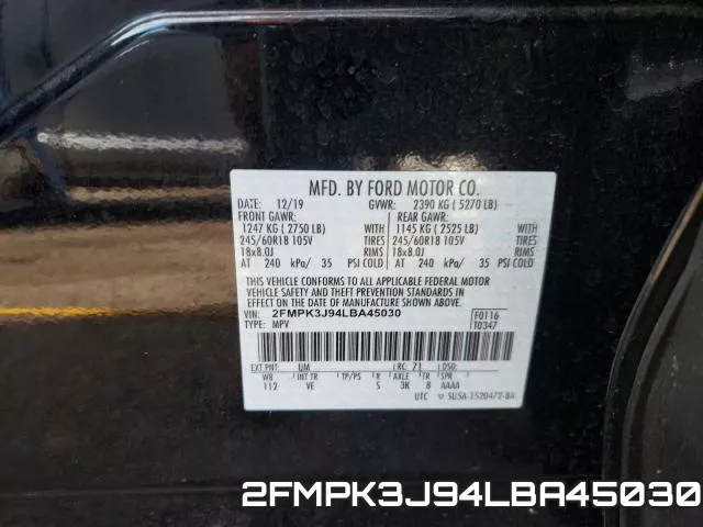 2FMPK3J94LBA45030 фото 2
