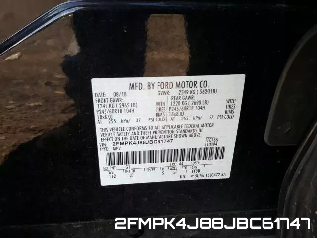 2FMPK4J88JBC61747 фото 2