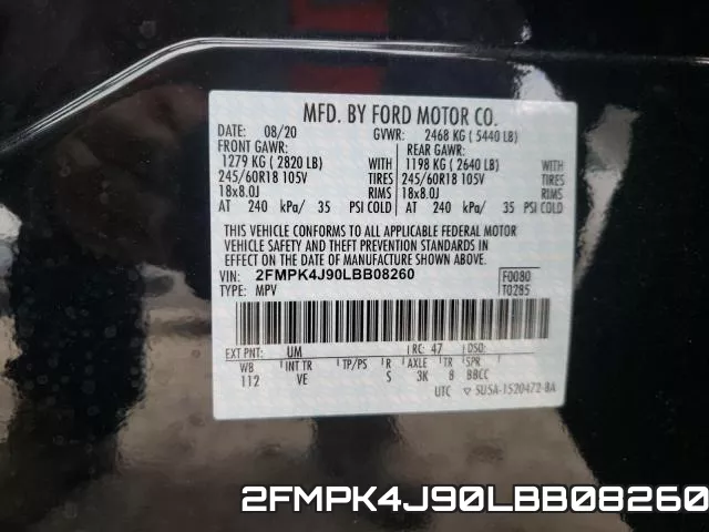 2FMPK4J90LBB08260 фото 2