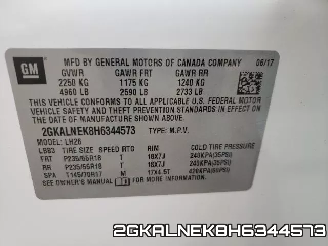 2GKALNEK8H6344573 фото 2