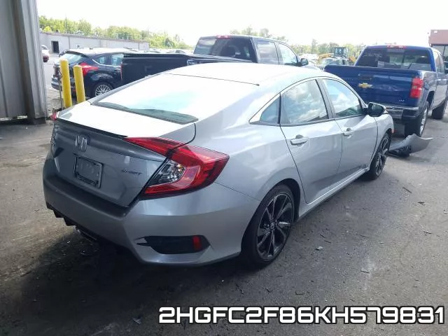 2HGFC2F86KH579831 фото 5