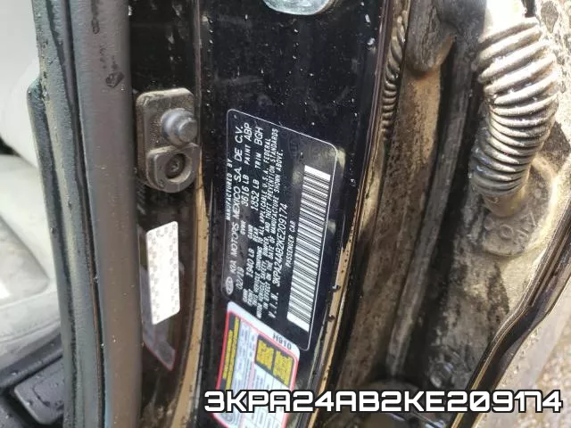 3KPA24AB2KE209174 фото 2