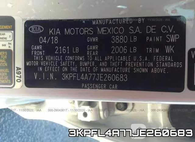3KPFL4A77JE260683 фото 10
