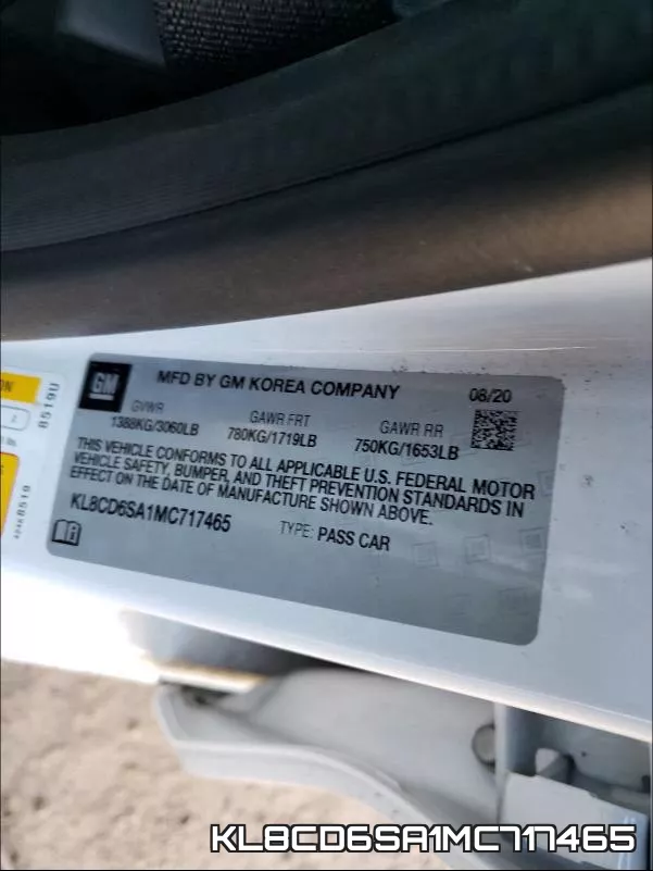 KL8CD6SA1MC717465 фото 2