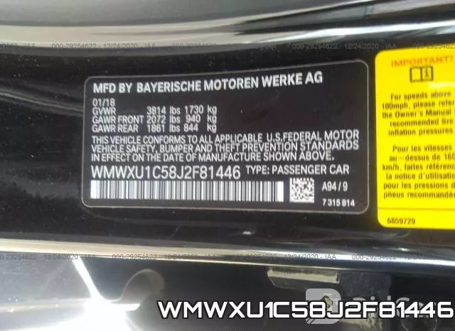WMWXU1C58J2F81446 фото 10