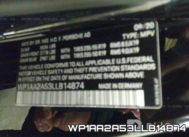 WP1AA2A53LLB14874 фото 10