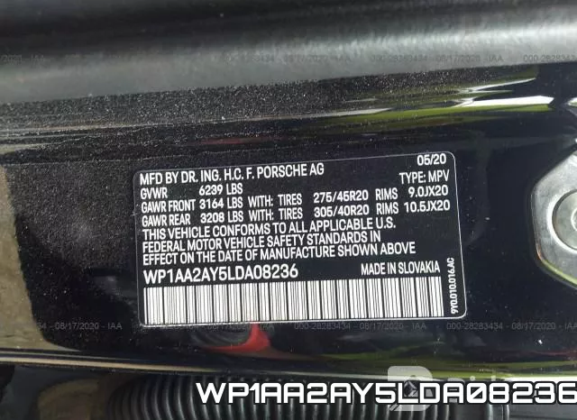 WP1AA2AY5LDA08236 фото 10