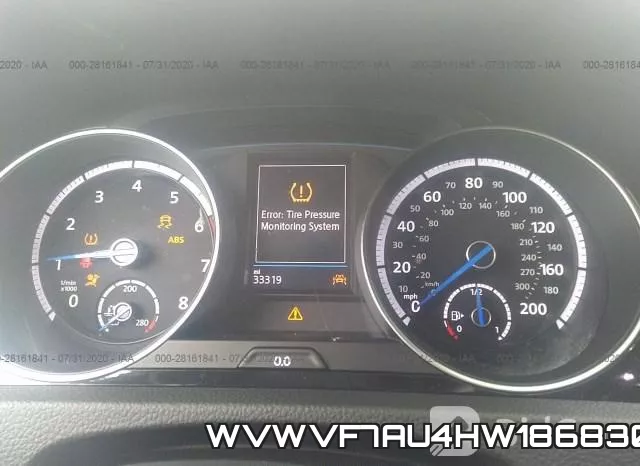 WVWVF7AU4HW186830 фото 8