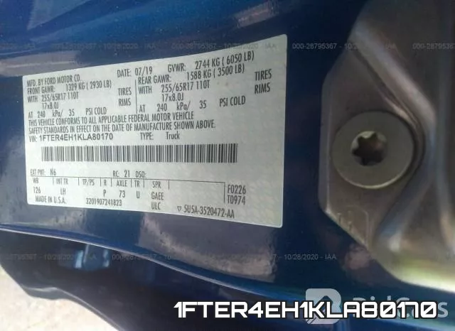 1FTER4EH1KLA80170 фото 9