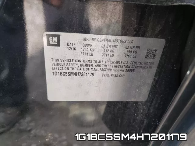 1G1BC5SM4H7201179 фото 2