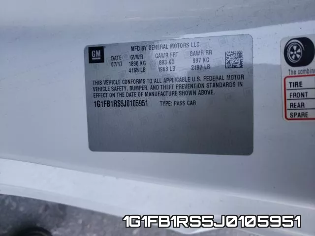 1G1FB1RS5J0105951 фото 2