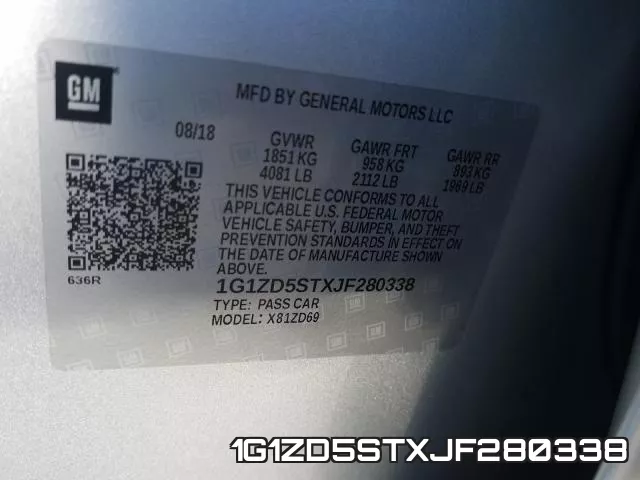 1G1ZD5STXJF280338 фото 2
