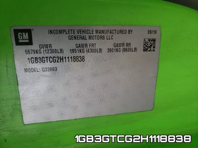 1GB3GTCG2H1118838 фото 2