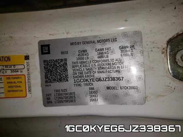 1GC0KYEG6JZ338367 фото 2