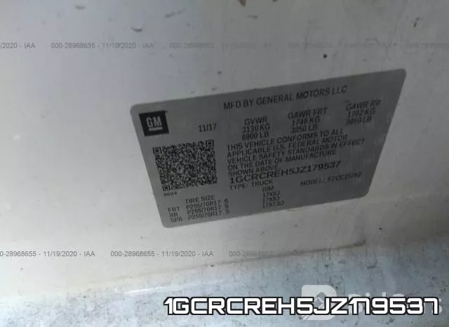 1GCRCREH5JZ179537 фото 10