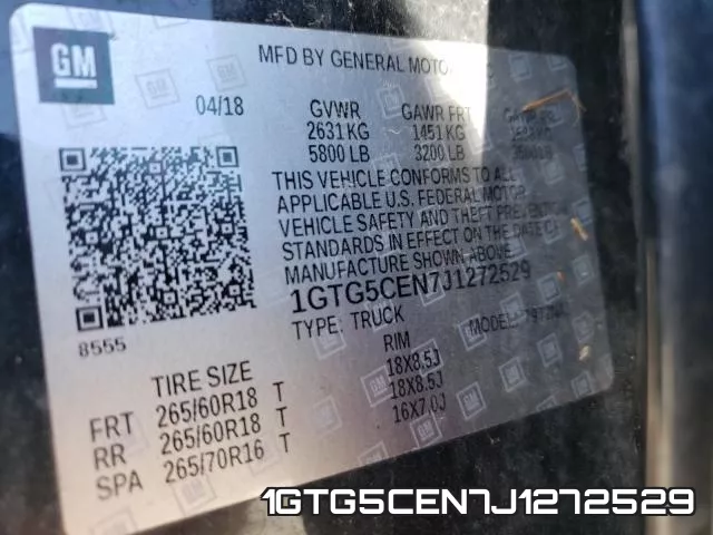 1GTG5CEN7J1272529 фото 2