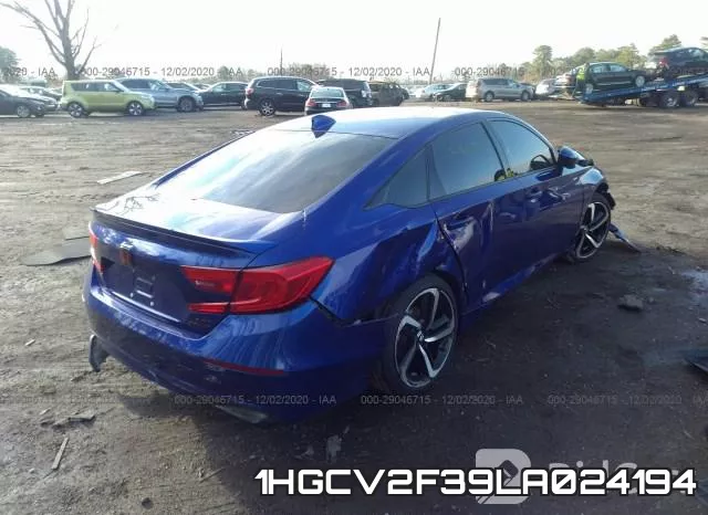 1HGCV2F39LA024194 фото 4