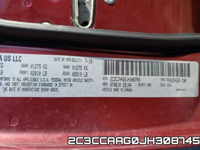 2C3CCAAG0JH308745 фото 2