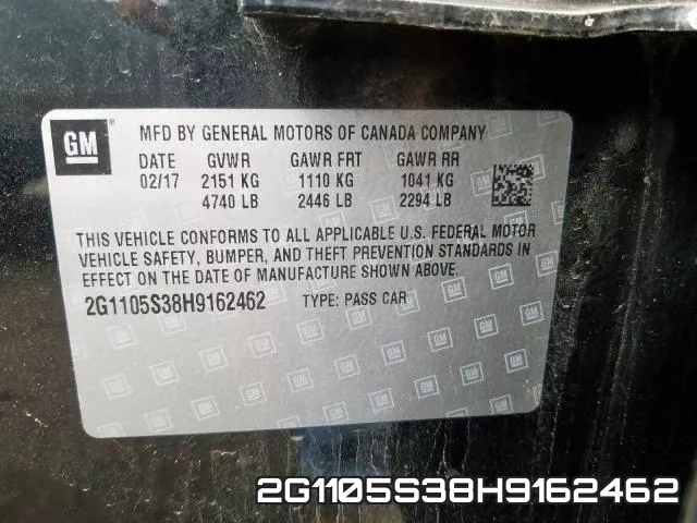 2G1105S38H9162462 фото 2