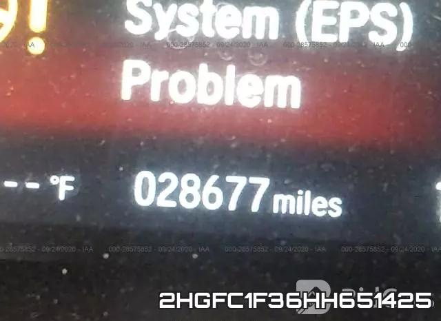 2HGFC1F36HH651425 фото 7