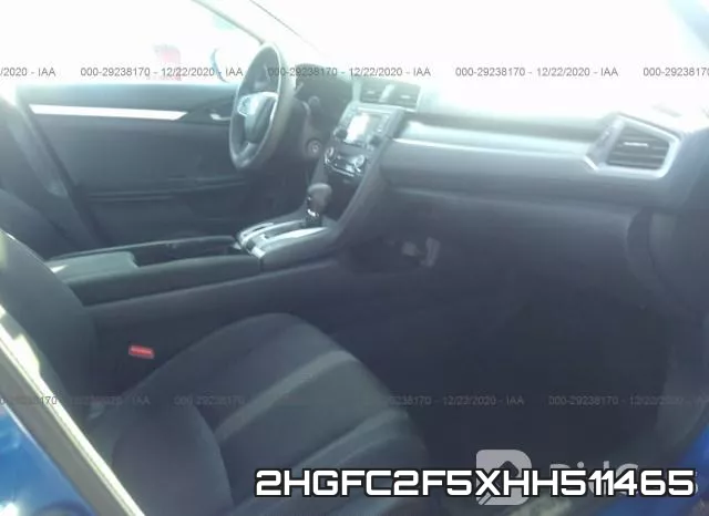 2HGFC2F5XHH511465 фото 6