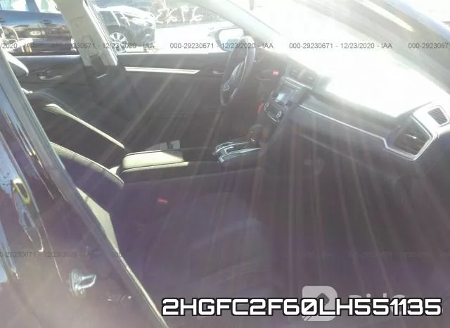 2HGFC2F60LH551135 фото 4